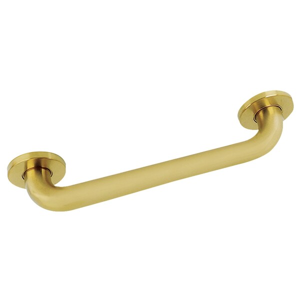 Contemporary GDR814127 Silver Sage 12" X 1-1/4" OD ADA Grab Bar, Brushed Brass, 14.81 L, Brass
